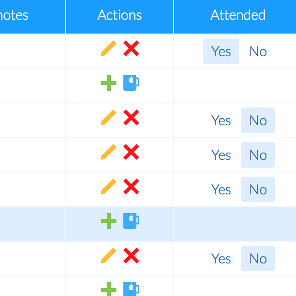 Online parents evening booking system - attendance